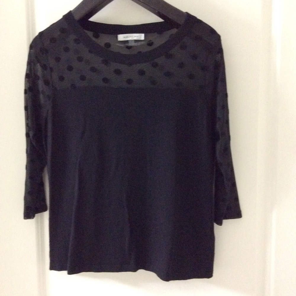 August Silk sweater and Anne Carson skirt